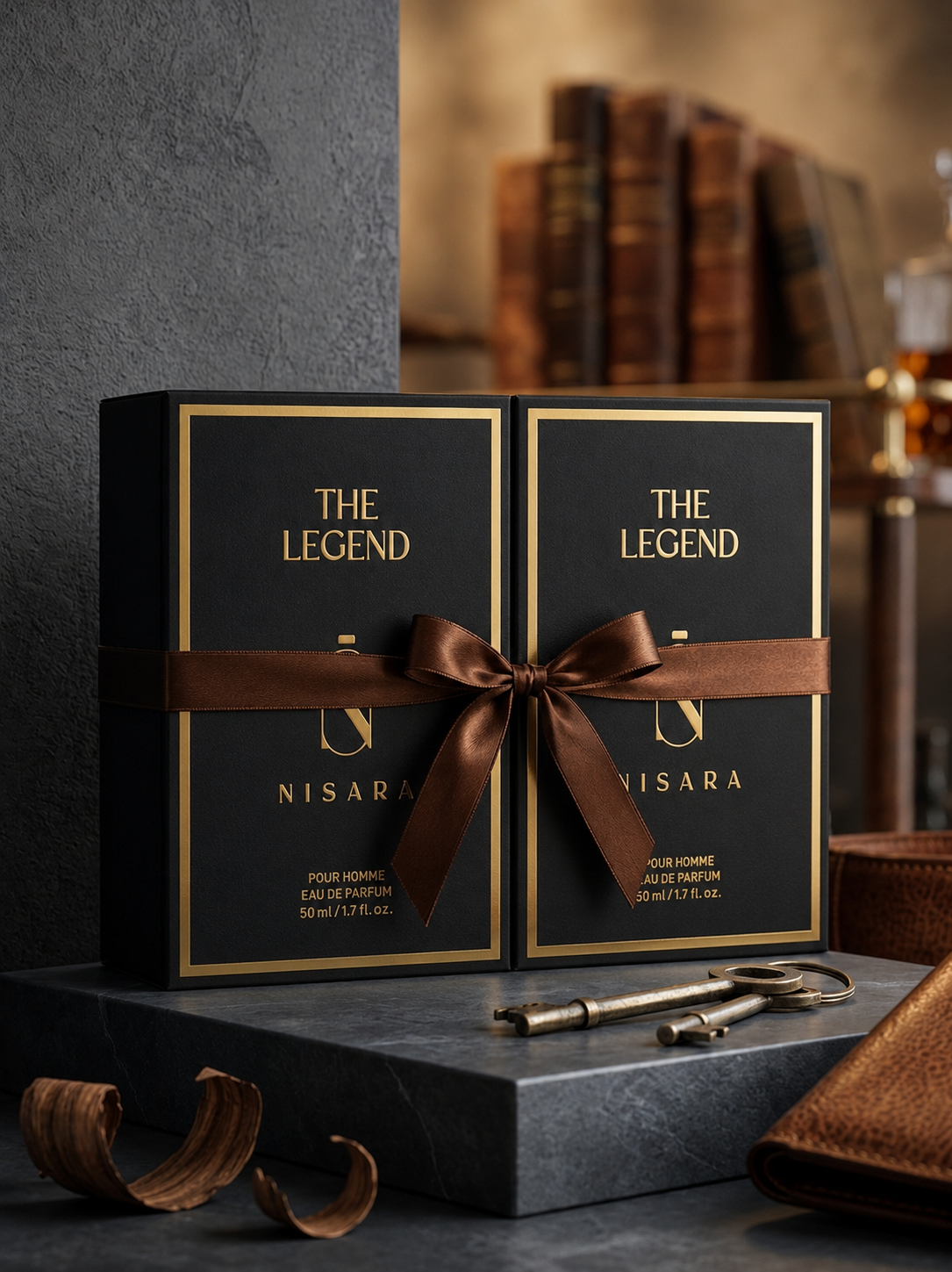 NISARA The Legend Perfume - Set Of 2 (50 ml) 2